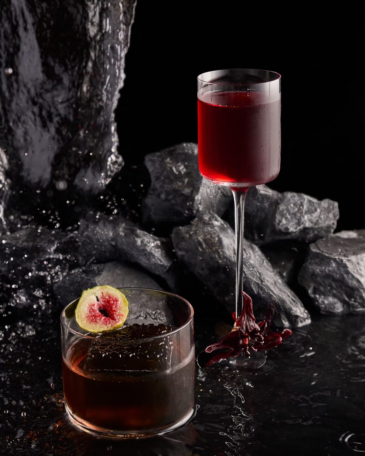 Dark Synthesis cocktail still life for After 8 Membership